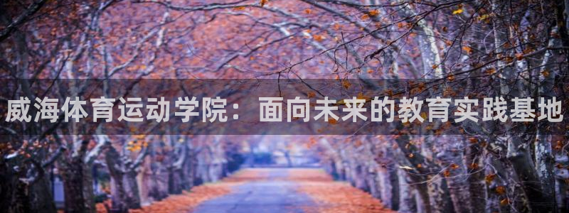 凯发官网下载平台假的吗是真的吗：威海体育运动学院：面
